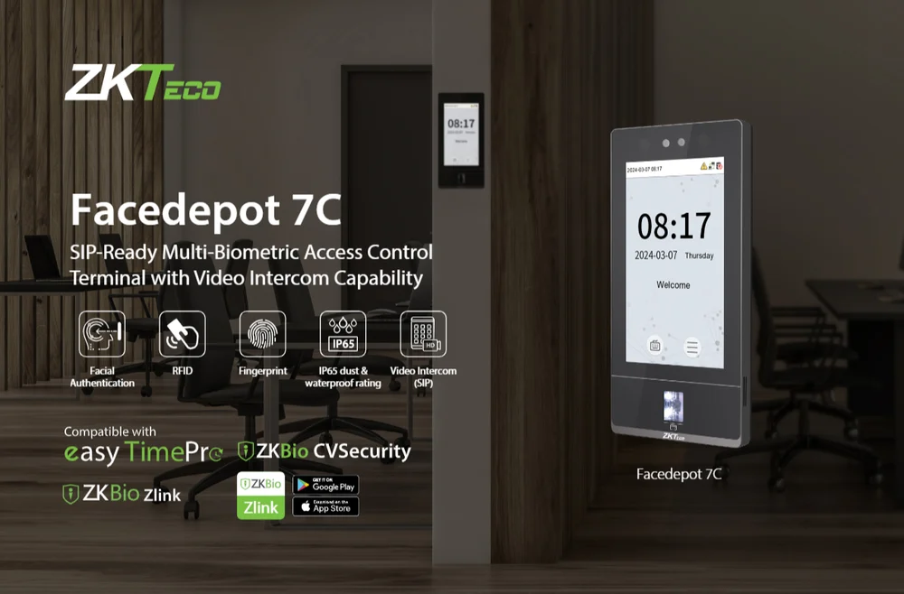 ZKTeco Facedepot 7C with Finger Print