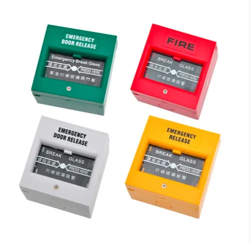 Emergency Door Release Fire Alarm Swtich Break Glass Exit Release Switch Glass Break Alarm Button
