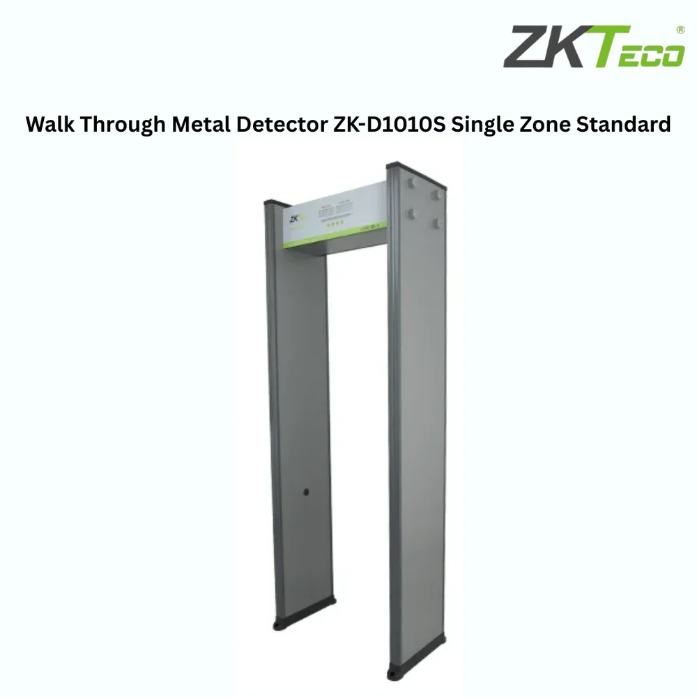 Walk Through Metal Detector ZK-D1010S Single Zone Standard